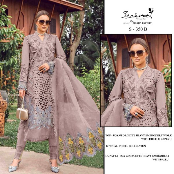 SERINE S 350 B PAKISTANI SUITS IN INDIA