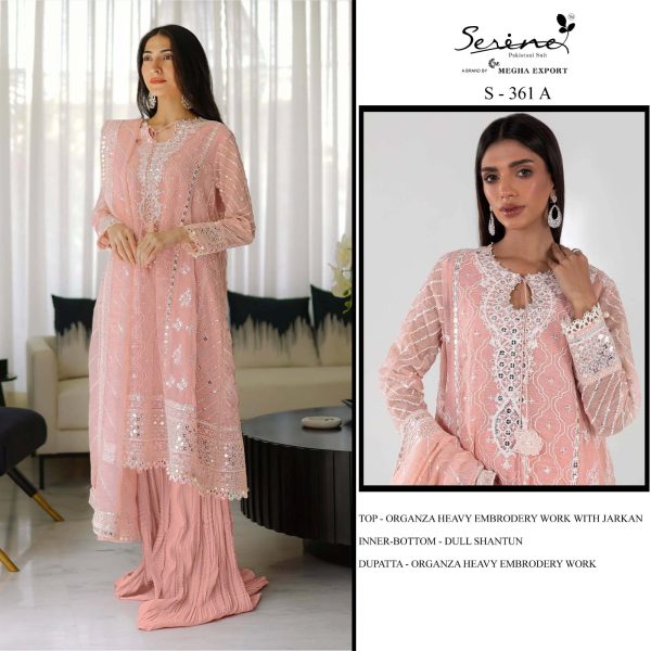 SERINE S 361 A PAKISTANI SALWAR SUITS