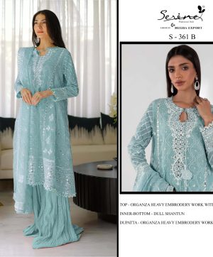 SERINE S 361 B PAKISTANI SALWAR SUITS