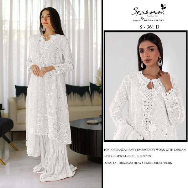 SERINE S 361 D PAKISTANI SALWAR SUITS