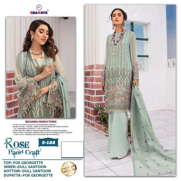 SHANAYA FASHION S 188 ROSE SALWAR SUITS