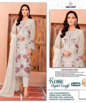 SHANAYA FASHION S 200 ROSE PAKISTANI SUITS