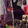 SHREE FABS 3187 D MARIA B HIT VELVET SALWAR SUITS