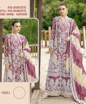 SHREE FABS K 5021 PAKISTANI SUITS IN INDIA