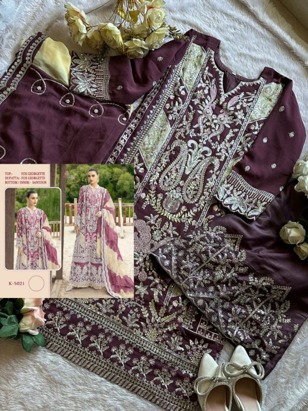 SHREE FABS K 5021 PAKISTANI SUITS IN INDIA