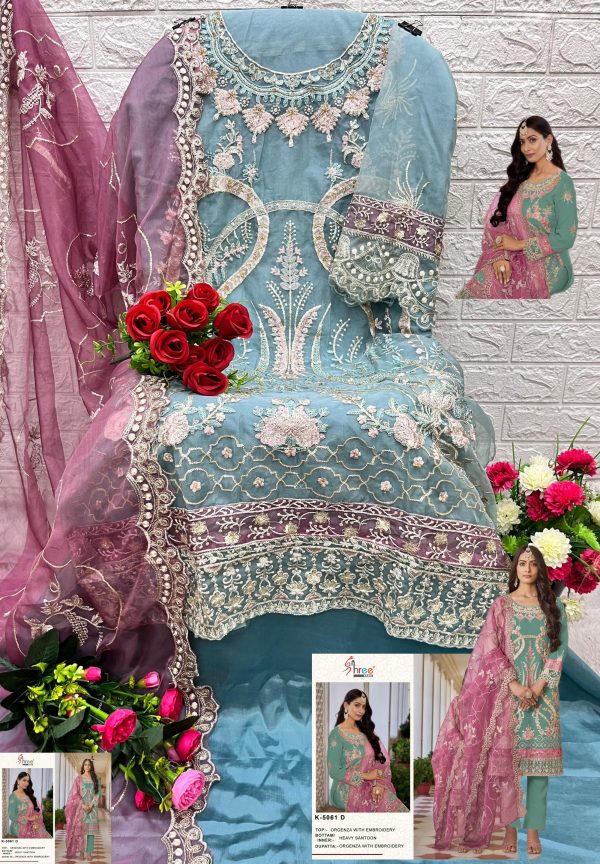 SHREE FABS K 5061 D PAKISTANI SALWAR SUITS