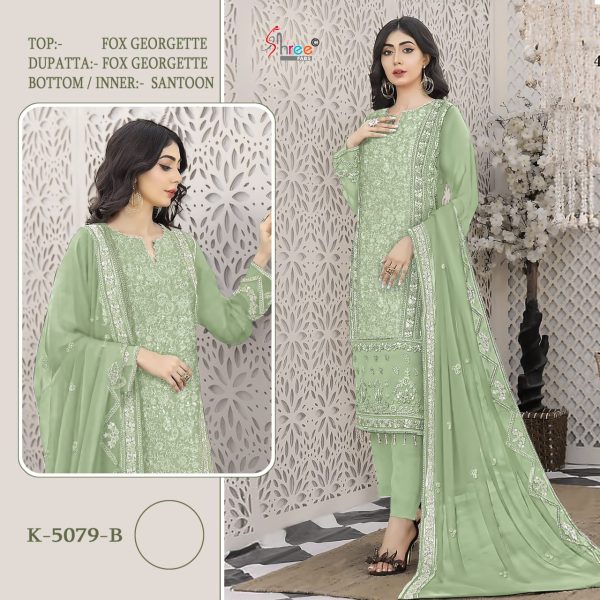 SHREE FABS K 5079 B PAKISTANI SUITS IN INDIA