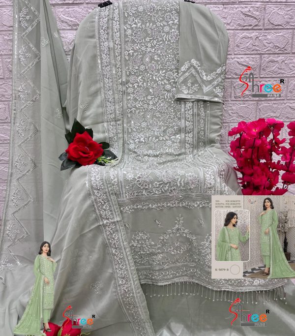 SHREE FABS K 5079 B PAKISTANI SUITS IN INDIA