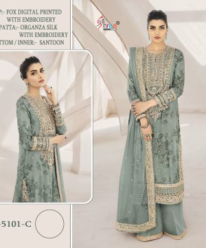 SHREE FABS K 5101 C PAKISTANI SUITS WHOLESALE