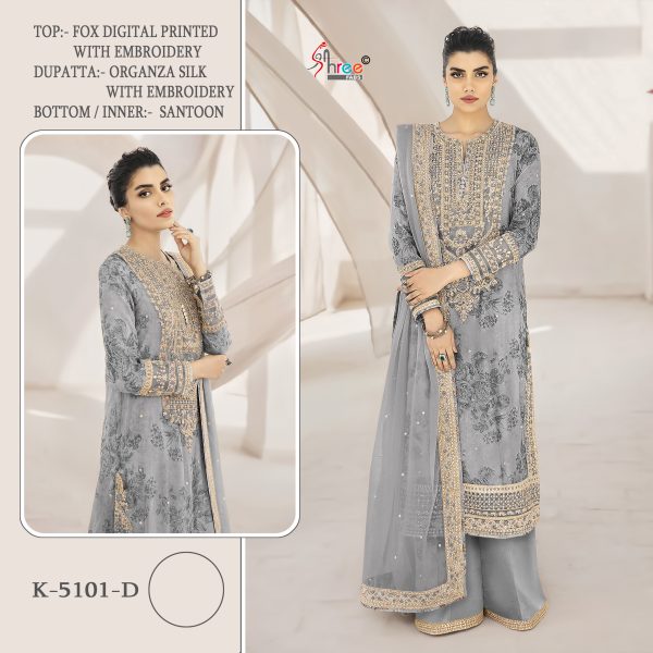 SHREE FABS K 5101 D PAKISTANI SUITS WHOLESALE