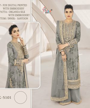 SHREE FABS K 5101 PAKISTANI SUITS WHOLESALE