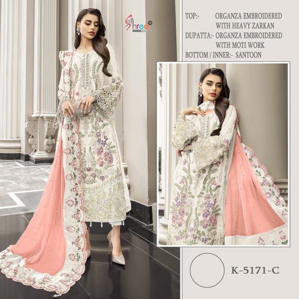 SHREE FABS K 5171 C PAKISTANI SUITS IN INDIA