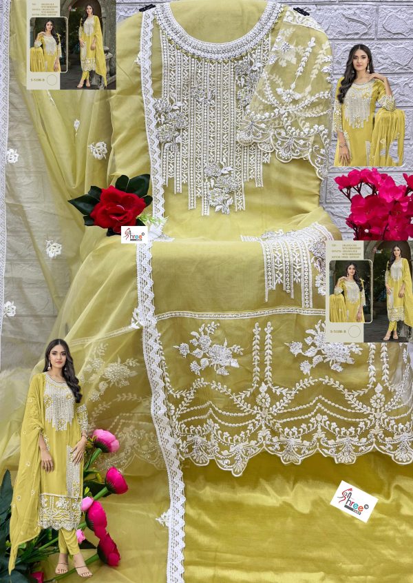 SHREE FABS S 5108 B PAKISTANI SUITS WHOLESALE