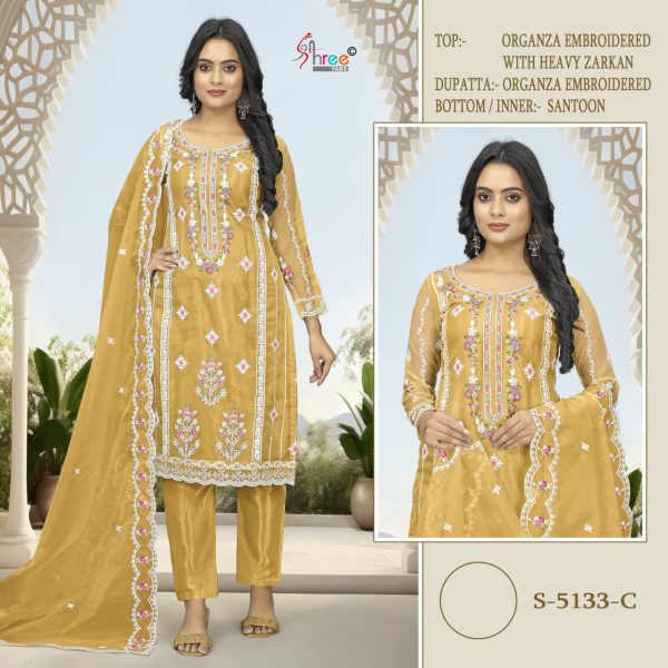 SHREE FABS S 5133 C PAKISTANI SALWAR SUITS