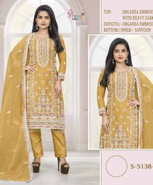 SHREE FABS S 5138 B PAKISTANI SUITS IN INDIA