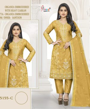 SHREE FABS S 5155 C PAKISTANI SUITS WHOLESALE