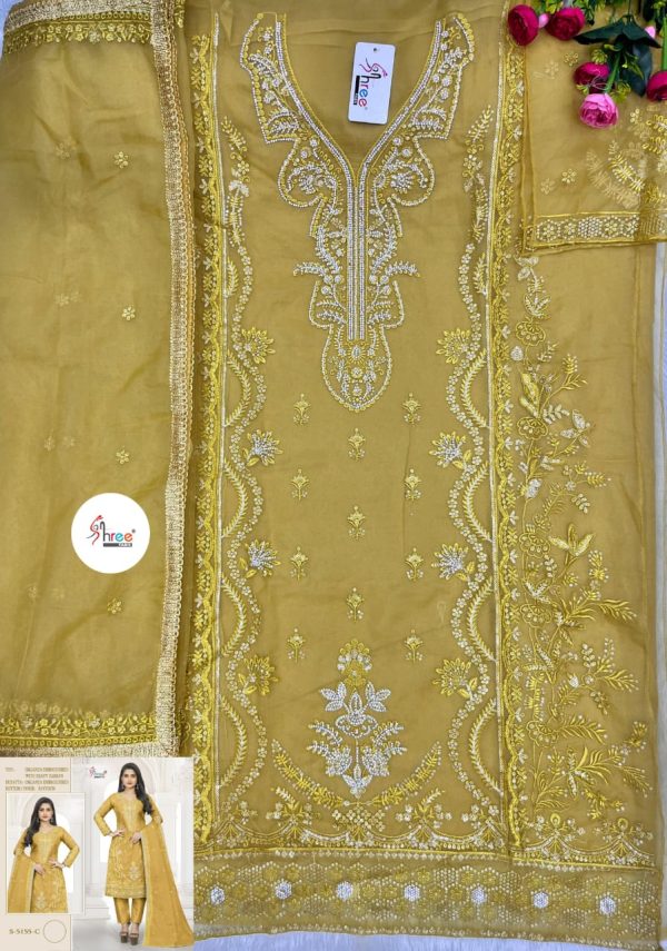 SHREE FABS S 5155 C PAKISTANI SUITS WHOLESALE