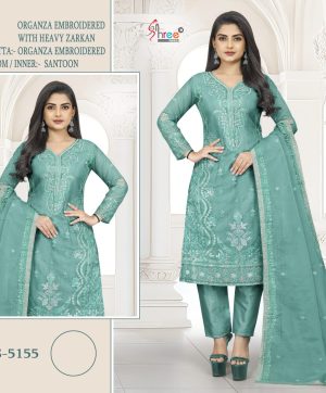 SHREE FABS S 5155 PAKISTANI SUITS WHOLESALE