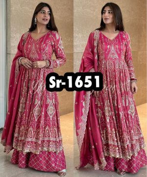 SHREE HARI SR 1651 DESIGNER TOP SHARARA