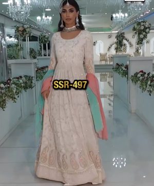 SHREE HARI SSR 497 DESIGNER SUITS WHOLESALE