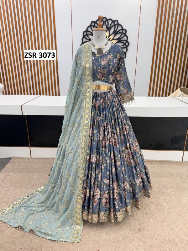 SHREE HARI ZSR 3073 A DESIGNER GOWN WHOLESALE