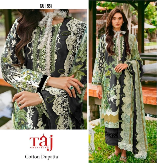 TAJ CREATIONS 551 PAKISTANI SUITS WHOLESALE