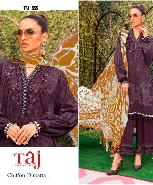 TAJ CREATIONS 555 PAKISTANI SUITS IN INDIA