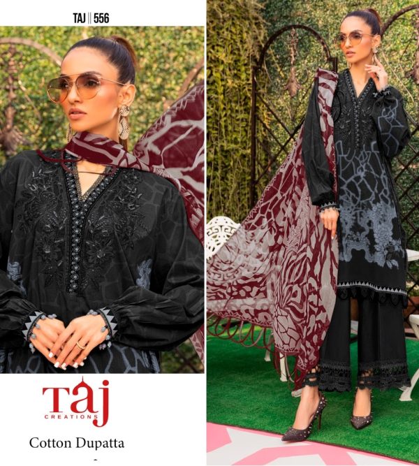 TAJ CREATIONS 556 PAKISTANI SUITS IN INDIA