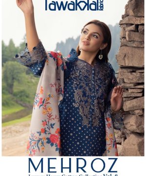 TAWAKKAL FABRICS MEHROZ VOL 8 WHOLESALE