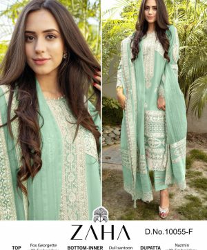 ZAHA 10055 F PAKISTANI SALWAR SUITS