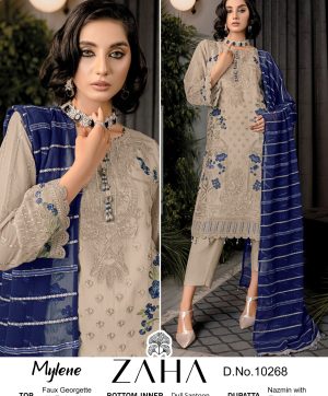 ZAHA 10268 MYLENE PAKISTANI SUITS WHOLESALE