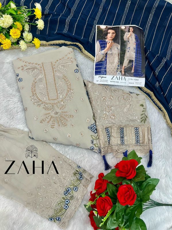 ZAHA 10268 MYLENE PAKISTANI SUITS WHOLESALE