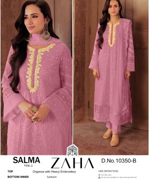 ZAHA 10350 B SALMA VOL 2 PAKISTANI SUITS