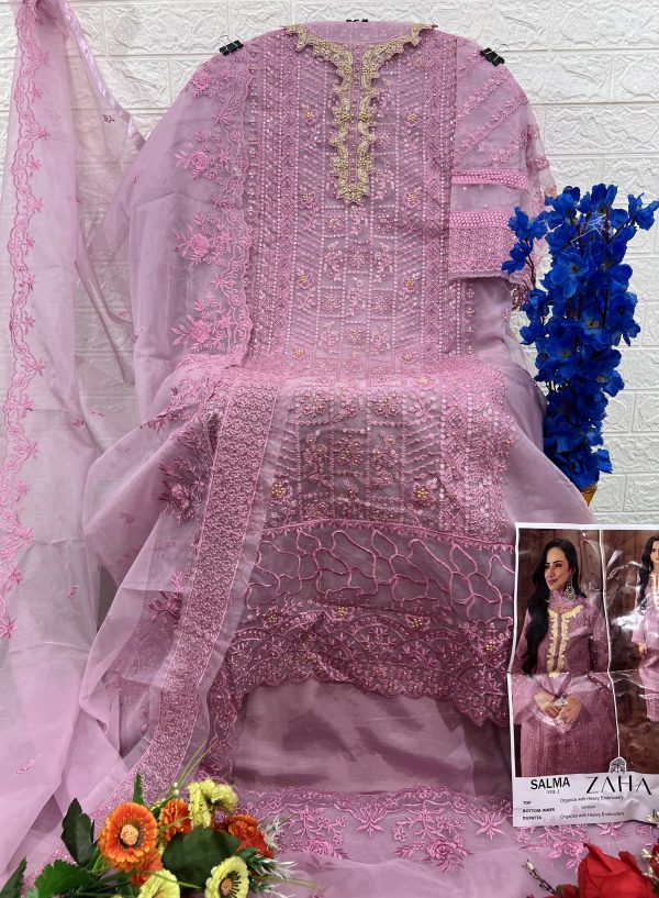 ZAHA 10350 B SALMA VOL 2 PAKISTANI SUITS