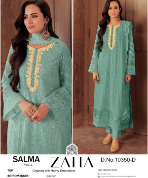 ZAHA 10350 D SALMA VOL 2 PAKISTANI SUITS