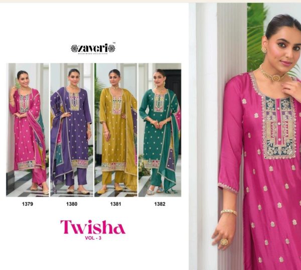 ZAVERI TWISHA VOL 3 WHOLESALE