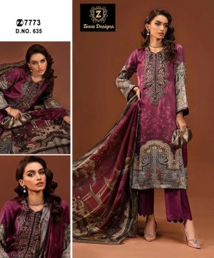 ZIAAZ DESIGNS 635 PAKISTANI SUITS IN INDIA