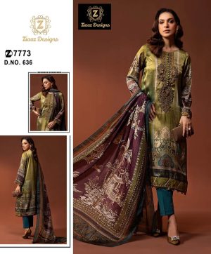 ZIAAZ DESIGNS 636 PAKISTANI SUITS IN INDIA