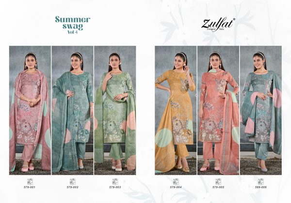 ZULFAT DESIGNER SUMMER SWAG VOL 4 WHOLESALE