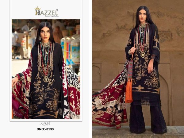 HAZZEL 0133 COTTON SALWAR SUITS WHOLESALE