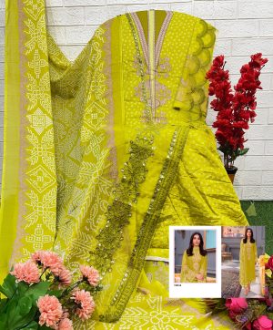 AASHA DESIGNER 1085 B COTTON SALWAR SUITS