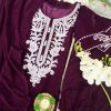 AKSHAR DESIGNER AD MULBERRY VELVET SUITS