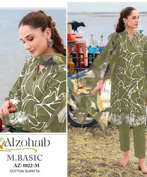 ALZOHAIB AZ 1022 M M BASIC PAKSITANI SUITS