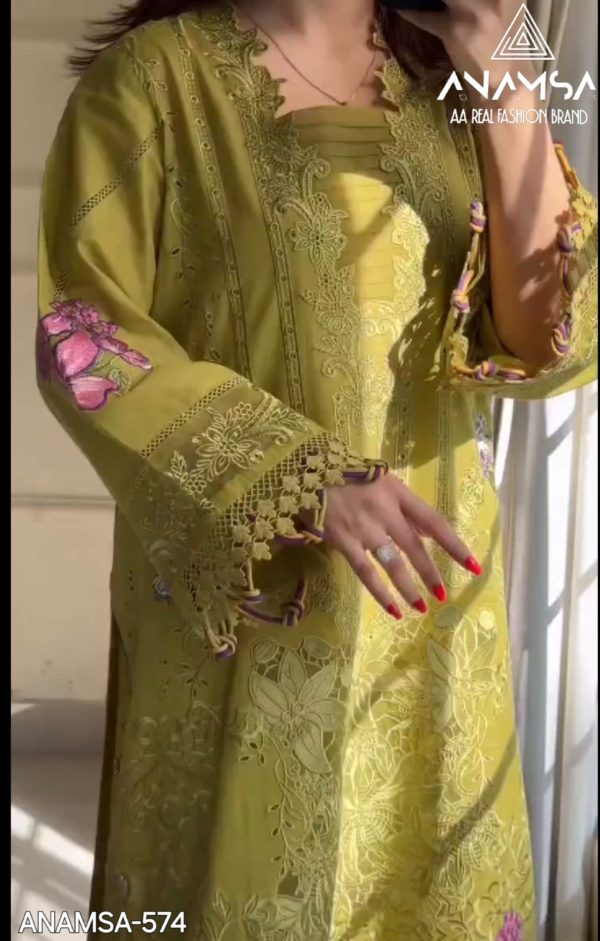 ANAMSA 574 PAKISTANI SALWAR SUITS