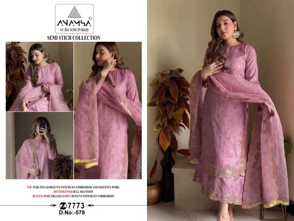 ANAMSA 578 SALWAR SUITS WHOLESALE