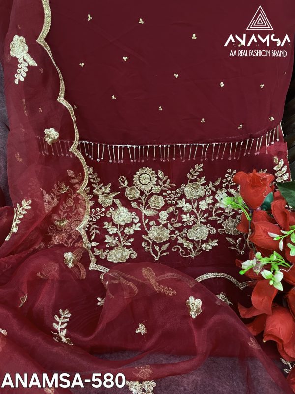 ANAMSA 580 PAKISTANI SUITS WHOLESALE