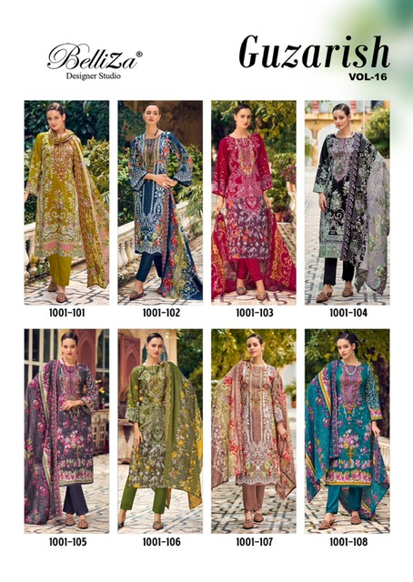 BELLIZA DESIGNER GUZARISH VOL 16 WHOLESALE