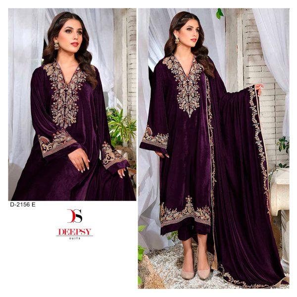 DEEPSY SUITS D 2156 E VELVET SALWAR SUITS