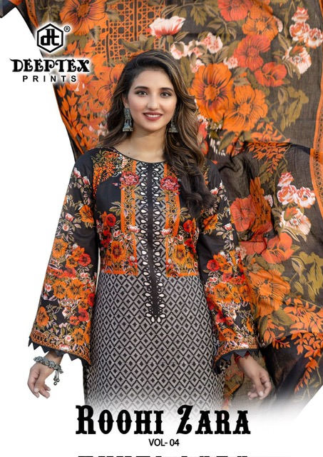 DEEPTEX PRINTS ROOHI ZARA VOL 4 WHOLESALE