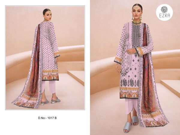 EZRA 1017 B COTTON SALWAR SUITS WHOLESALE